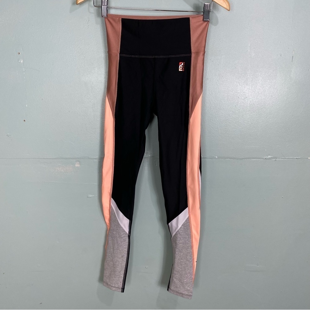 PE Nation Field Run Leggings Sz M‎ Black Pink